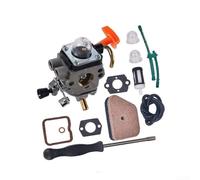 Carburatore Metallo Plastica per FS130R KM130R HT100 | Include regolazione, valvola di precisione, compatibile FS90R/FS110R, installazione rapida, ottimizza prestazioni