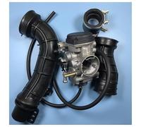 Carburatore Moto Carburatore Per TK Per Jianshe Per Loncin Per Bashan 250cc ATV Quad ATV 250 JS250 Con Collettore Aspirazione In 3 Pezzi Tubo Aspirazione Carburatori