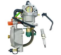 Carburatore Moto Compatibile Con GX390 3HP 5-6.5KW 188 190 Carburatore A Doppio Carburante Carburatore Per Generatore A Doppio Carburante Con Carburatore Per Candela