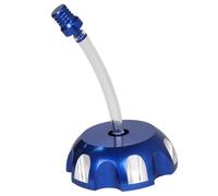 Carburatore Moto Filtro Benzina Coperchio del Serbatoio Carburante in Alluminio CNC da 52 mm di Diametro, Adatto per Moto Cross, Veicoli Fuoristrada Honda CRF 250 450 230 CRF250(Blue)