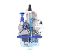 Carburatore Moto Per Moto Carburatore Power Jet PWK 24mm 26mm 28mm 30mm 32mm 34mm 2T 4T Blu Galleggiante Ciotola Carburatore(28MM)