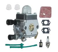 Carburatore motocicletta Per Stihl FS38 FS45 FS46 FS46C FS55 FS55R KM55 KM55R FS80 FS85 Con Filtro Aria Carburante Guarnizione Linea Tosaerba Carburatore