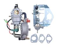 Carburatore olio Motori Benzina Auto Choke Carburatore Carb Per GX390 13HP 188F Valvola Ammortizzatore Bracke 5KW-8KW Generatore GPL/Metano/Benzina