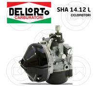 CARBURATORE ORIGINALE DELL'ORTO SHA 14.12 L UNIVERSALE CICLOMOTORI 50cc 2T