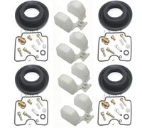 Carburatore Per FZS 600 Per Fazer Per FZS600 1998 1999-2003 Kit Riparazione Carburatore Motocicletta Pistone Carburante Diaframma Valvola A Spillo Galleggiante Gruppo Carburatore(D)