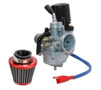 Carburatore Per Jog 50 50cc JOG90 PZ19J 19mm 2 Tempi 1E40QMB Moto Jog50 Carburatore Scooter Carburatore Con Filtro Aria Carburatore Moto(JOG Set Red)