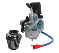 Carburatore Per Jog 50 50cc JOG90 PZ19J 19mm 2 Tempi 1E40QMB Moto Jog50 Carburatore Scooter Con Filtro Aria(JOG Set Silver)