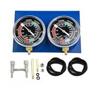 Carburatore per moto, strumento di bilanciamento e sincronizzatore, per motore a 2 cilindri, struttura in metallo, blu e nero, include estensioni in ottone