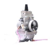 Carburatore per moto TM24-8001 per Mikuni per carburatore Vergaser a scorrimento piatto per TM 24mm(D'argento)