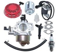 Carburatore per motore Carburatore Recoil Pull Starter Per GX390 13HP Per GX 390 Tosaerba Parte Del Motore Bobina Di Accensione Choke Rod Guarnizione Tazza Kit