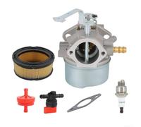 Carburatore per Motore Orizzontale per tecumseh 8HP 10HP Snowblower | Compatibile HM80, HM100, sostituzione per versatile, include valvola chiusura carburante, per acciaio durevole