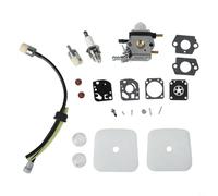 Carburatore per motozappa a 2 tempi 7222 7225 parti di ricambio per coltivatore TC-210 TC-210i con filtro del tubo del carburante Kit di riparazione guarnizione filtro aria