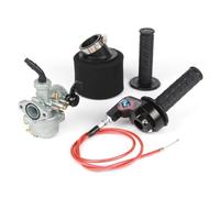 Carburatore Per PZ22 Carburatore Con Filtro Dell'aria Visibile Impugnatura Dell'acceleratore 110cc Per 125cc Pit Dirt Bike Moto ATV 22mm Carb Parti Universali