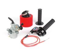 Carburatore Per PZ22 Carburatore Con Filtro Dell'aria Visibile Impugnatura Dell'acceleratore 110cc Per 125cc Pit Dirt Bike Moto ATV 22mm Carb Parti Universali