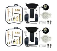 Carburatore Per Scooter Per Y&amaha Per Dragstar XVS400 4TR/5KP Per Drag Star DS400 Galleggiante Diaframma Del Vuoto Aircut Parti Carburatore Kit Di Riparazione Per Motocicletta(Black 10)