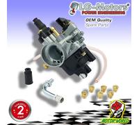 CARBURATORE PHVA 17,5 ED PER MOTORI PIAGGIO GILERA SCOOTER 50 2T ARIA MANUALE
