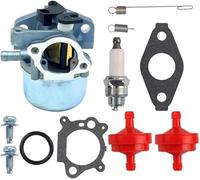 Carburatore regolabile per tosaerba Parti del motore Carburatore Filtro carburante Molla Candela per kit candela per Briggs
