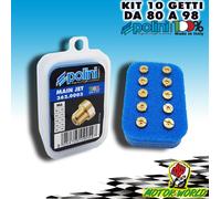 CARBURATORE ugello principale Set POLINI 6mm per Dellorto carburatore 80-98