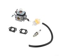 Carburetor Kit for per wacker BS50-2 BS60-2 with Fuel Line Carburetor | Includes fuel line, gasket, filter, spark ; direct fit for BS50-2, BS60-2 models