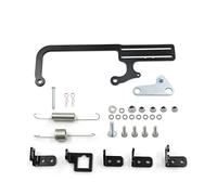Carburetor Throttle Cable Mount Bracket Kit Fit for GM 700R4 Transmission, Automatic TV Cable Adjustment Bracket with Dual Return Springs for Correct Throttle Closure, Complete