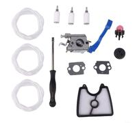Carburetor Tune Up Kit for 125B 125BX Blower | Includes per carb, seals, fuel line, filter, per primer bulb; restores engine power quickly