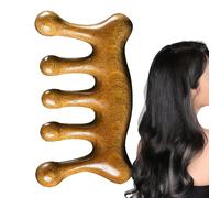 Carcasa de Disco Duro - Strumento Di Massaggio E Districaggio Per La Testa A Denti Larghi - Pettine Massaggiante Per La Pelle Capelosa In Legno | para Profesionales Dueños de Portátiles Viajeros