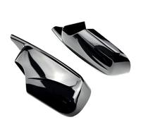 Carcasa Specchio Auto Compatibile Con BMW Per 3 Series E46 Berlina 4 Porte 1998 1999 2000 2001 2002 2003 2004 Coperchio Di Ricambio Per Specchietto Retrovisore Laterale Auto(Black)