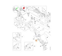 Carcassa motore ORIGINALE STIHL per decespugliatore FSA 86 R FA05-602-1200