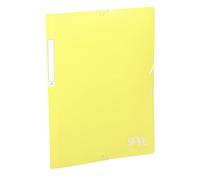 Carchivo, Cartella alette soft plastica polipropilene con etiq e gomma gialla