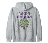 Carciofi Romaneschi Saperi e Sapori Grafica Carciofi Felpa con Cappuccio