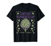 Carciofi Romaneschi Saperi e Sapori Grafica Carciofi Maglietta