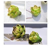 Carciofo artificiale finto vegetale per la decorazione della casa e della cucina, perfetto per abbellire la tavola di nozze (verde)