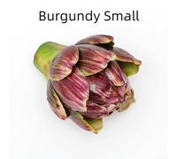 Carciofo artificiale per casa e cucina, verdure finte per centrotavola di nozze e decorazioni per il soggiorno (bordeaux)