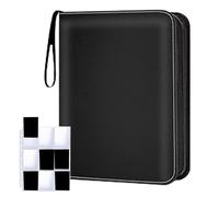 Card Binder - Rading Binder, Baseball Card Holder Binderr With 50 Removable Sleeves | Zipper Collectible Photocard Holder Organizer For Football Soccer Album Sports