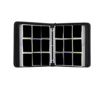 Card Binder, Trading Card Storage Album with 50 Removable Sleeves, Zipper Organizer Holder for Sports Cards Football Soccer Photocard Collection Travel Shelf Display, 1100g