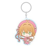 Card Captor Sakura: Clear Card Acrylic Portachiavi Sakura Kinomoto 8 Cm Sakami M