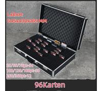 CARD CASE TRADING CARD BOX con 6 scomparti per 96 carte PSA BGS CGC PGS Pokemon