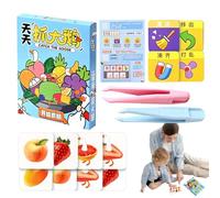 Card Games, Board Game Card Toy, 1.38x1.38 Inches Multiplayer Competitive Learning, Fun Strategy Practice, Cards Family Activity for Group Play, Girls, Boys and Parents
