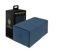 Card Guardian - Premio Double Deck Box capacita 200 Carte Collezionabili e Figurine - Grande - Deck Box Senza PVC (Blu)