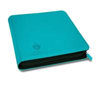 Card Guardian - Raccoglitore premium a 12 tasche con cerniera per 480 carte collezionabili TCG compatibile raccoglitore di carte per Yugioh Cards MTG (Verde Acqua)