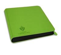 Card Guardian - Raccoglitore premium a 12 tasche con cerniera per 480 carte collezionabili TCG compatibile raccoglitore di carte per Yugioh Cards MTG (Verde Lime)