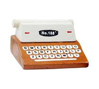 Card Holder Business, Vintage Printer-Style Organizer, Retro Desktop Display Rack, Special Design for Name Cards, Credit Cards, Brochures, Workplace Desk, Reception, Workroom