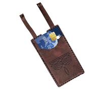 Card Holder, Leather Small Wallets, Fastening Coin Pocket, Boot-Shaped Handmade Purse for Travel, Outdoor, Ladies, Daily Carry, Key Storage, Casual Use 2.99x4.02in