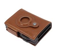 Card Holder, Wallet Clip Anti Theft for Bank Card (Color : Apricot)