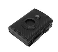 Card Holder, Wallet Clip Anti Theft for Bank Card (Color : Carbon Fiber Black)