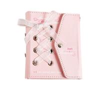 Card Organizer Book - Mini Photo Album | Cross Ribbon Photocard Collecting Supplies For Travelers Students Parents Photographers Couples Collectors Travel Wedding Vacation Special Events