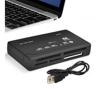 Card Reader - ABS | 6-in-1 Slim Adapter | Memory Card Adapter | 6-in-1 Slim Converter Devices | Memory Cards Reader Adapters For Data Transfer, Storage Expansion, And Device Compatibility