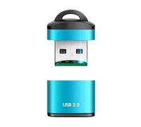 Card Reader Adapter - USB Card Reader Mini Aluminum Alloy Keychain | Memory CardReader USB 2.0 TF Microsđ High Speed Portable For Computer Car Speaker Universal Use