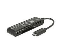 DELOCK 91739 - Lettore di schede, esterno, USB 2.0, tipo C.