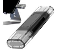 Card Reader - High-Speed 4-in-1 Multi-Functional Memory Card Reader Hub | Card Slot Three Interface Adapter Compatible with Camera Phone Laptop Computer | Card Reader - School Business Photo